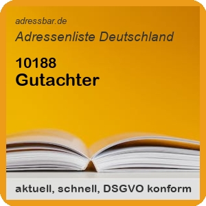 Firmenadressen Liste Gutachter