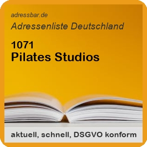 Firmenadressen Liste Pilates Studios