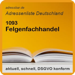 Firmenadressen Liste Felgenfachhandel