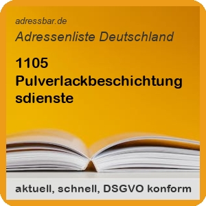 Firmenadressen Liste Pulverlackbeschichtungsdienste