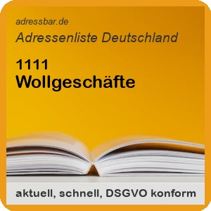 Firmenadressen Liste Wollgeschäfte