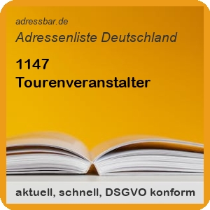 Firmenadressen Liste Tourenveranstalter