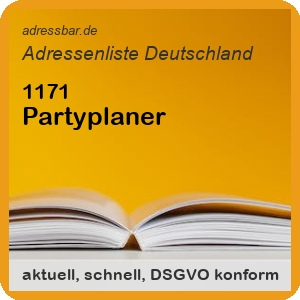 Firmenadressen Liste Partyplaner
