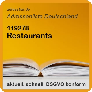 Firmenadressen Liste Restaurants