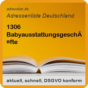 Firmenadressen Liste Babyausstattungsgeschäfte