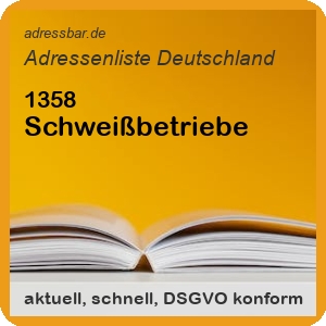 Firmenadressen Liste Schweißbetriebe