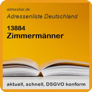 Firmenadressen Liste Zimmermänner