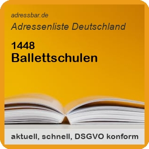 Firmenadressen Liste Ballettschulen