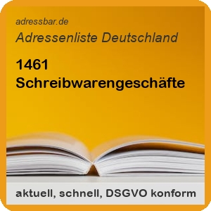 Firmenadressen Liste Schreibwarengeschäfte