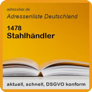 Firmenadressen Liste Stahlhändler