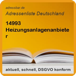 Firmenadressen Liste Heizungsanlagenanbieter