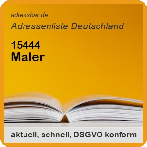 Firmenadressen Liste Maler