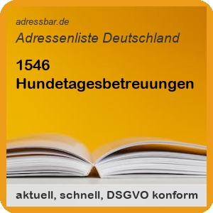 Firmenadressen Liste Hundetagesbetreuungen