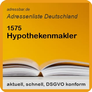 Firmenadressen Liste Hypothekenmakler