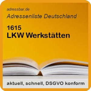 Firmenadressen Liste LKW Werkstätten