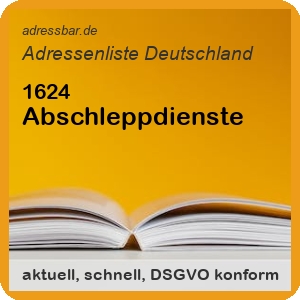 Firmenadressen Liste Abschleppdienste
