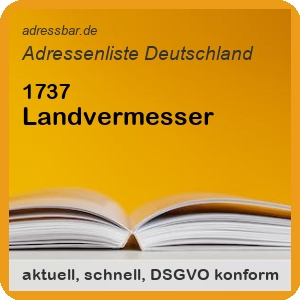 Firmenadressen Liste Landvermesser