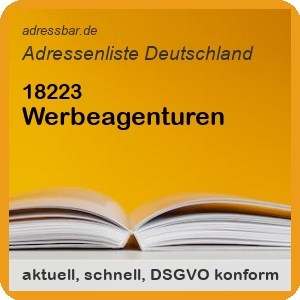 Firmenadressen Liste Werbeagenturen