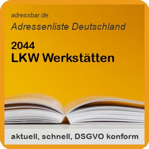 Firmenadressen Liste LKW Werkstätten