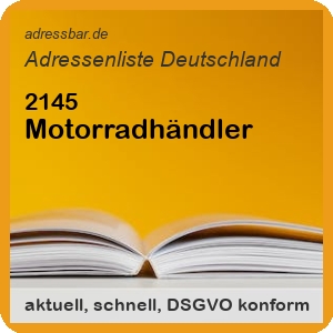 Firmenadressen Liste Motorradhändler