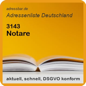 Firmenadressen Liste Notare