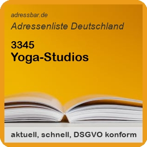 Firmenadressen Liste Yoga-Studios