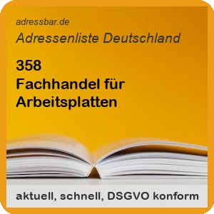 Firmenadressen Liste Fachhandel für Arbeitsplatten