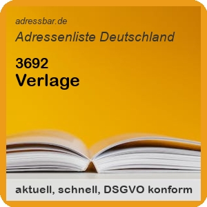 Firmenadressen Liste Verlage