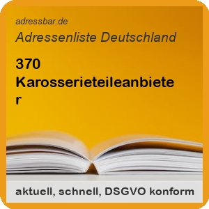 Firmenadressen Liste Karosserieteileanbieter