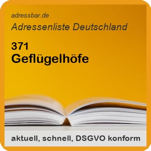 Firmenadressen Liste Geflügelhöfe