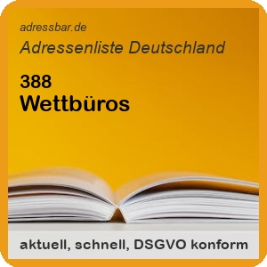Firmenadressen Liste Wettbüros