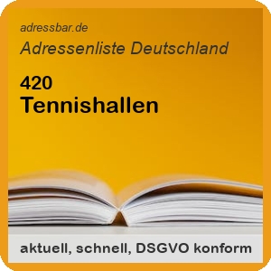 Firmenadressen Liste Tennishallen