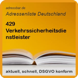 Firmenadressen Liste Verkehrssicherheitsdienstleister