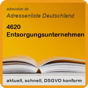 Firmenadressen Liste Entsorgungsunternehmen