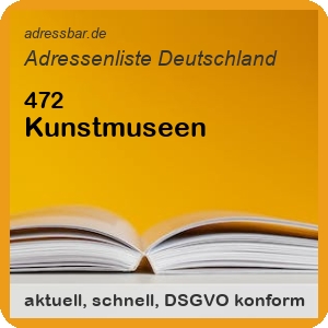 Firmenadressen Liste Kunstmuseen