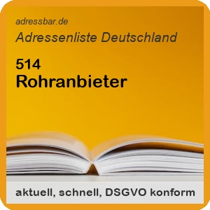 Firmenadressen Liste Rohranbieter