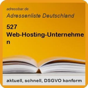 Firmenadressen Liste Web-Hosting-Unternehmen