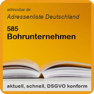 Firmenadressen Liste Bohrunternehmen