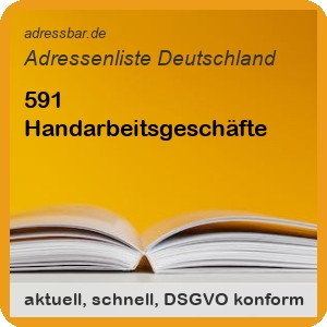 Firmenadressen Liste Handarbeitsgeschäfte