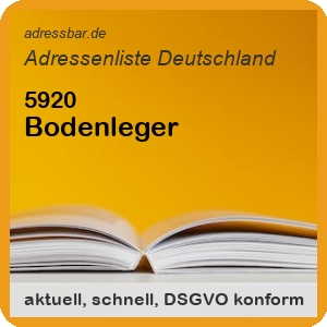 Firmenadressen Liste Bodenleger