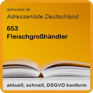 Firmenadressen Liste Fleischgroßhändler