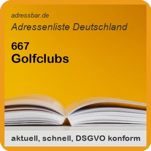 Firmenadressen Liste Golfclubs