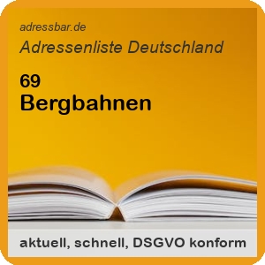 Firmenadressen Liste Bergbahnen