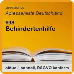 Firmenadressen Liste Behindertenhilfe