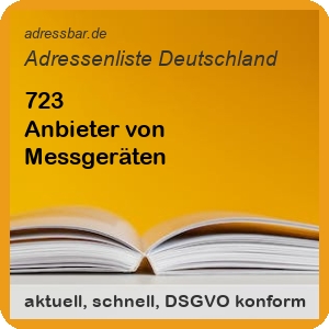 Firmenadressen Liste Anbieter von Messgeräten