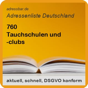 Firmenadressen Liste Tauchschulen und -clubs