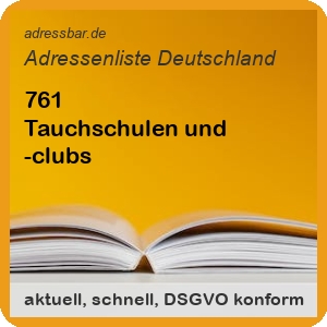 Firmenadressen Liste Tauchschulen und -clubs