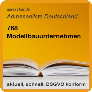 Firmenadressen Liste Modellbauunternehmen