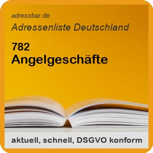 Firmenadressen Liste Angelgeschäfte