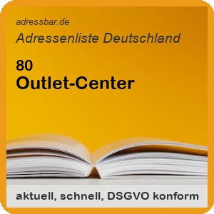 Firmenadressen Liste Outlet-Center